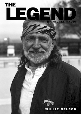Willie Nelson by Michel Haddi